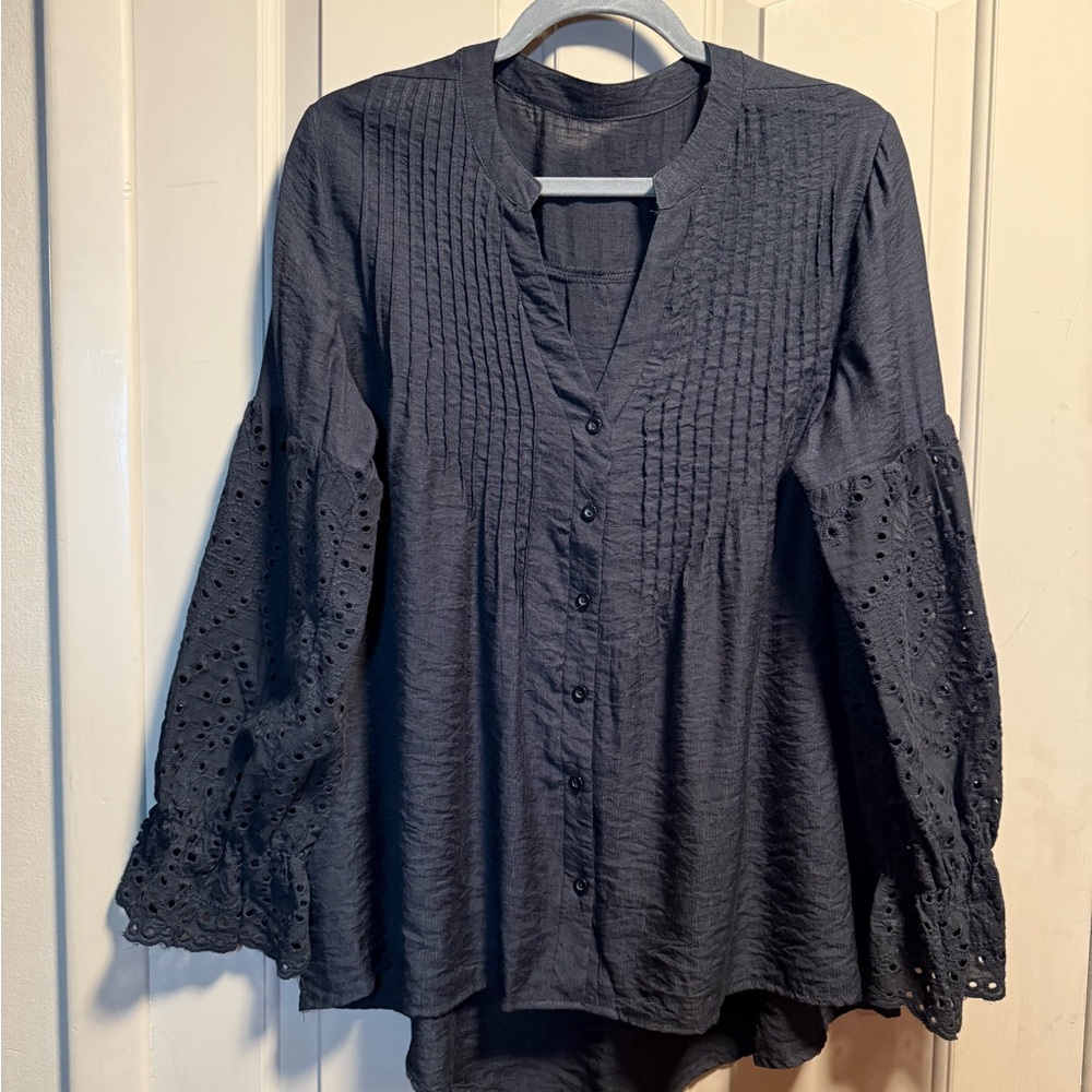 Elegant Black Women's Top